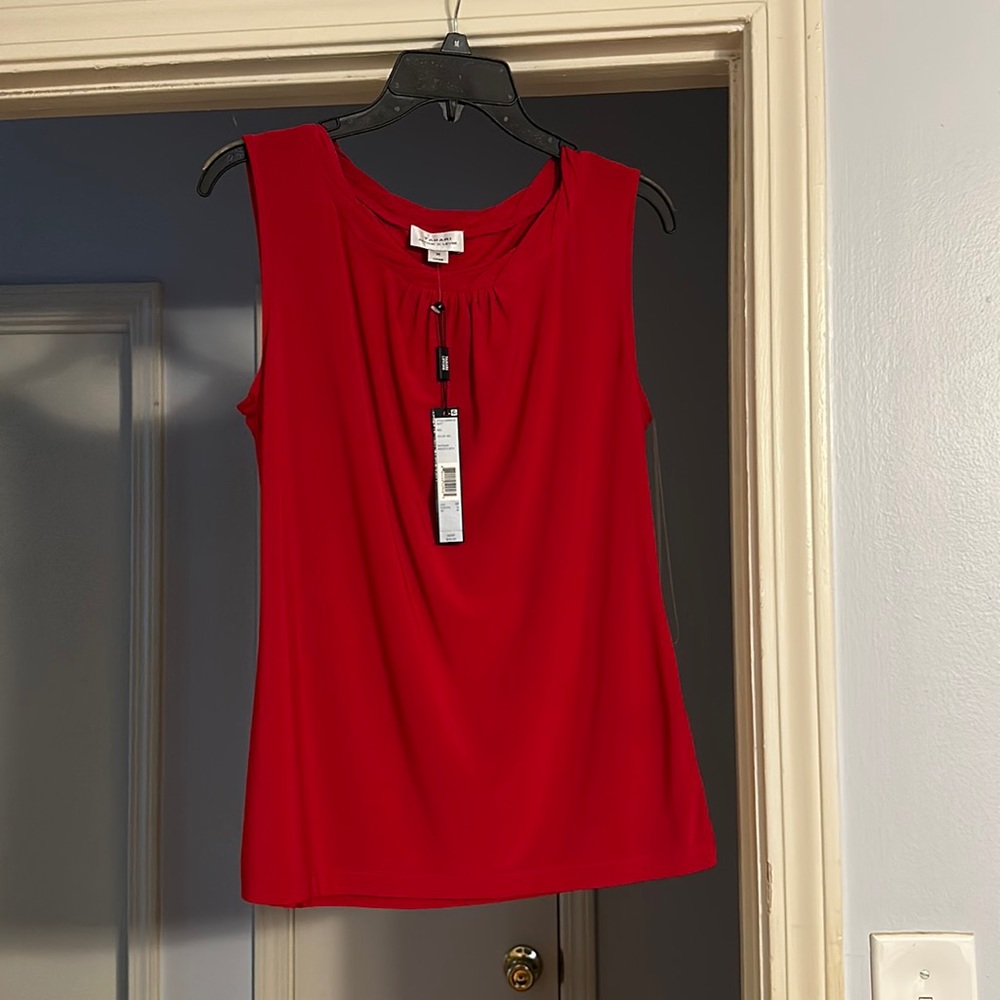 Tahari Red blouse
